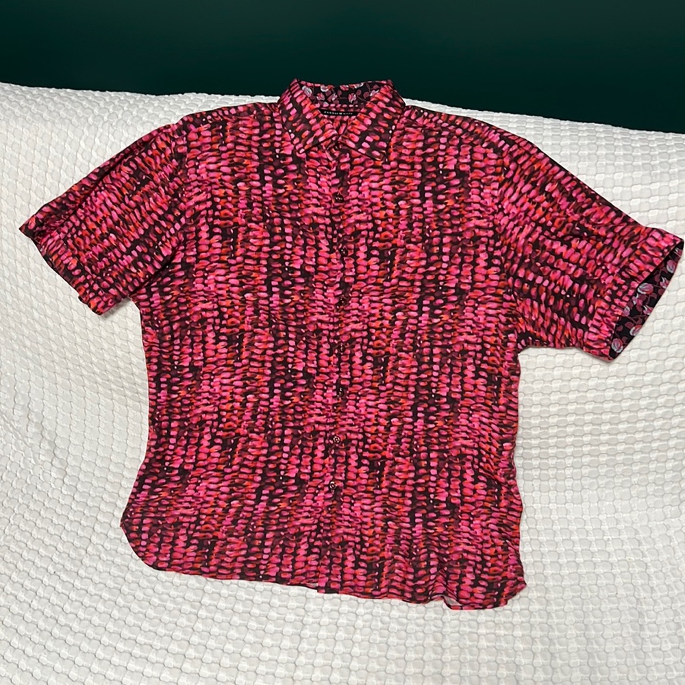 Hammer Made button down short sleeve collard shirt. Limited edition. XL 17.5